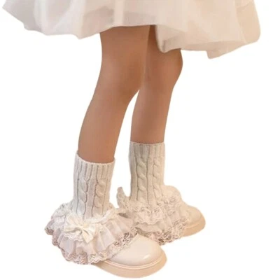 Calentadores de piernas para niños estilo japonés calcetines hasta la rodilla transpirables calcetines sueltos leggings Foto 1 de 4