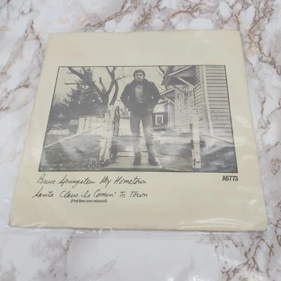 Bruce Springsteen My Hometown / Santa Claus Is comin’ To Town: 7” EX - Image 1 of 4