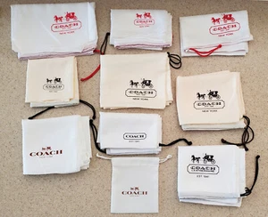 Coach Cream White Drawstring Satin DUSTBAG for Handbag -  Small Medium or Large - Picture 1 of 12