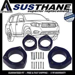Front Rear Lift kit PU 40mm/ 1.6" For Toyota HIGHLANDER HARRIER KLUGER 2000-2013 - Foto 1 di 10