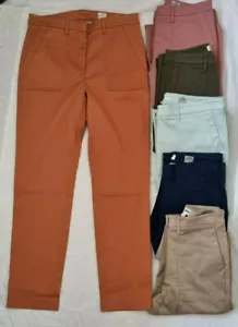 Nuevo Pantalón Marks and Spencer Per Una Chino/Algodón Carga Rico Talla 6, 8,10 - Imagen 1 de 24
