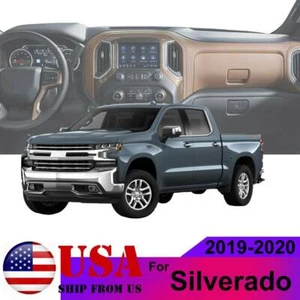 For Chevrolet Silverado 1500 2019 2020 Dash Cover Dashmat Dashboard Mat Carpet - Picture 1 of 9