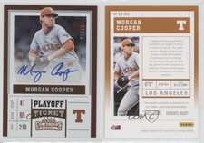 2017 Elite Extra Edition College Tickets Playoff Ticket /15 Morgan Cooper Auto