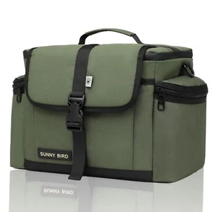 15L Insulated Lunch Bag with Foldable and Leakproof Design Thermally Insulate... - Picture 1 of 6