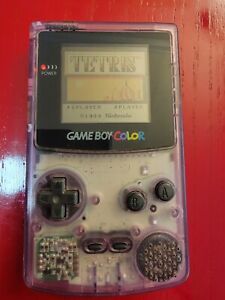 Nintendo Game Boy Color Atomic Purple CGB-001 Cleaned and Tested!!