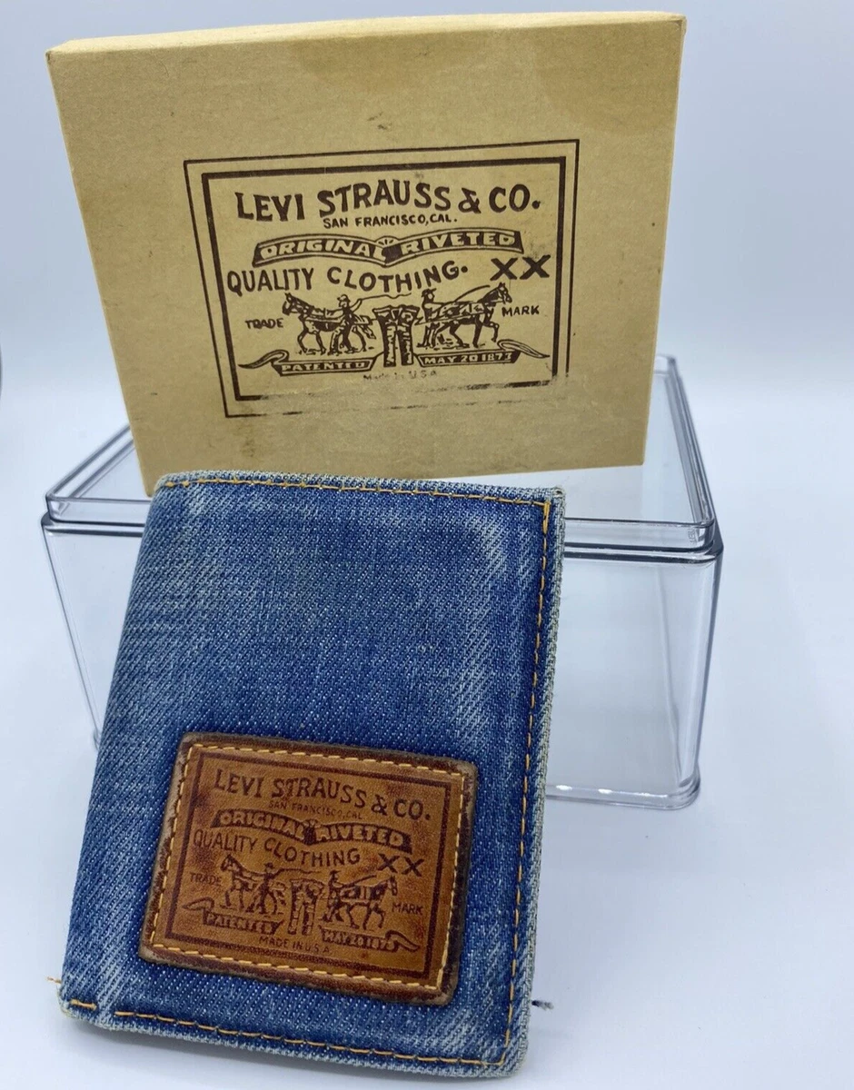 Levi's Leather Blue Wallets for Men for sale | eBay