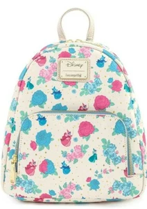 Loungefly Disney Sleeping Beauty Floral Fairy Godmothers AOP Backpack NWT - Picture 1 of 5