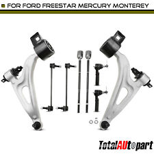 8x Control Arm w/ Ball Joint Stabilizer Bar Link for Ford Freestar Mercury Front