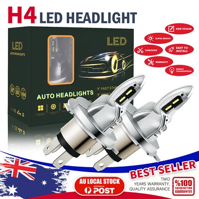 2x MODIGT Car LED H4 Headlight Globe For Toyota Starlet Hatch 1995 1996 1997 AU - image 1 of 4