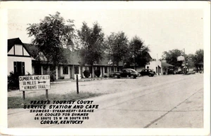CORBIN, KENTUCKY - YEARY'S ROADSIDE TOURIST COURT MOTEL - ALTE POSTKARTE - Bild 1 von 2