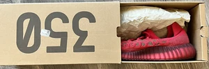 Adidas Yeezy Boost 350 V2 Cmpct Slate Red Size 10.5 GW6945 - Picture 1 of 7