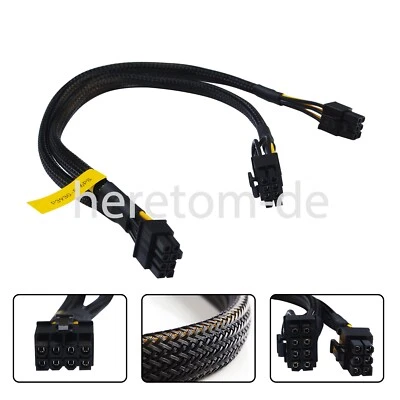 8Pin zu 6+8Pin GPU Netzteil Kabel 215MM 43FF0 für Dell Präzision 3930 35CM - Bild 1 von 4