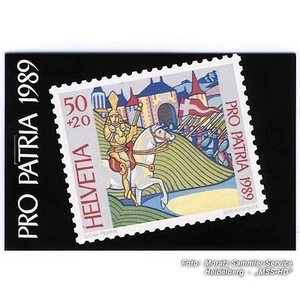 Schweiz Pro Patria Vorläufer-Markenheftchen 1989 **, Michel-Nr. MH 0-IVb - Bild 1 von 2