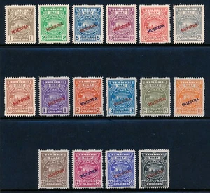 Costa Rica Revenue Specimen Proofs (16), 1947 - Picture 1 of 3