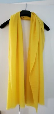 Bufanda de cachemir Ugg Adelphie amarilla para mujer talla 0/S Foto 1 de 4