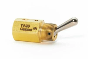 Clippard TV-2S-M5 Toggle Valve N.C. 2 Way Nos    (RB1.2) - Picture 1 of 4