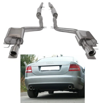 FOX Impianto Completo Da Kat. Audi A6 4F Limo Avant Quattro Re Li Je 1X90MM - Immagine 1 di 4