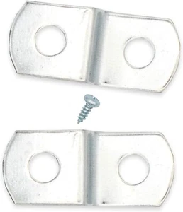 (50) 1/8 Zoll Leinwand OFFSET CLIPS Bilderrahmen 50 Schrauben Groß - Bild 1 von 2