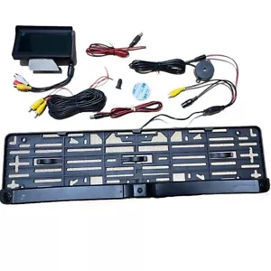 Parking Sensor & Camera Car Number Plate 2 Sensors Buzzer Reversing Monitor - Picture 1 of 4