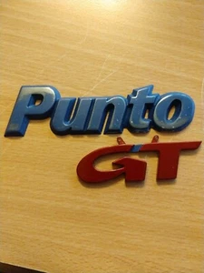 Fiat Punto GT badge 46441719 (Turbo, Abarth, GTi, Hgt, Hatchback, ) - Picture 1 of 5