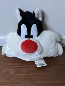 Rare Looney Tunes plush Sylvester the cat head From Six Flags New - Picture 1 of 10