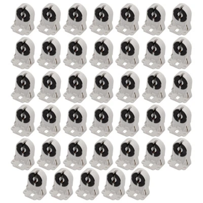 40 Pieces 50/60Hz T8 Fluorescent Light Socket Lamp Holder LED Bracket Lamp - Image 1 of 4