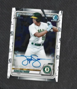 Tyler Soderstrom 2020 Bowman Chrome 1st Auto - Bild 1 von 1