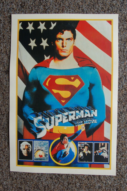 Big Poster Superman O Filme 1978 LO01 Tamanho 90x60 cm