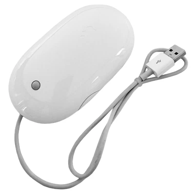 Apple A1152 Mighty Mouse ✅ Original Wired USB for Mac, Windows, Linux – Tested - Image 1 of 4