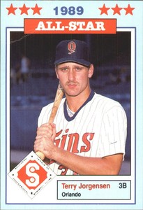 1989 Southern League All-Stars Jennings #12 Terry Jorgensen