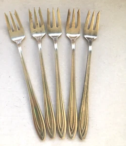 Vajilla de plata antigua de 5 piezas tenedor de mariscos para hotel Milwaukee WI - Imagen 1 de 6