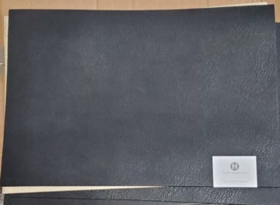HOTEL COLLECTION Faux Leather Black Placemats, Set of 4 NEW C6 - Image 1 of 2