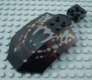 LEGO Black 8x6x2 Alpha Team Decorated Windscreen - Picture 1 of 1