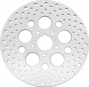 Biker's Choice 619915 Front 11.5 in. Drilled Stainless Brake Rotor - Picture 1 of 1