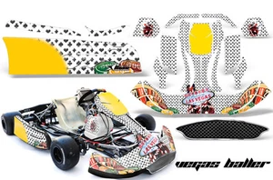 Go Kart Graphics Decals Stickers For CRG New Age NA2 VEGAS BALLER W - Picture 1 of 2