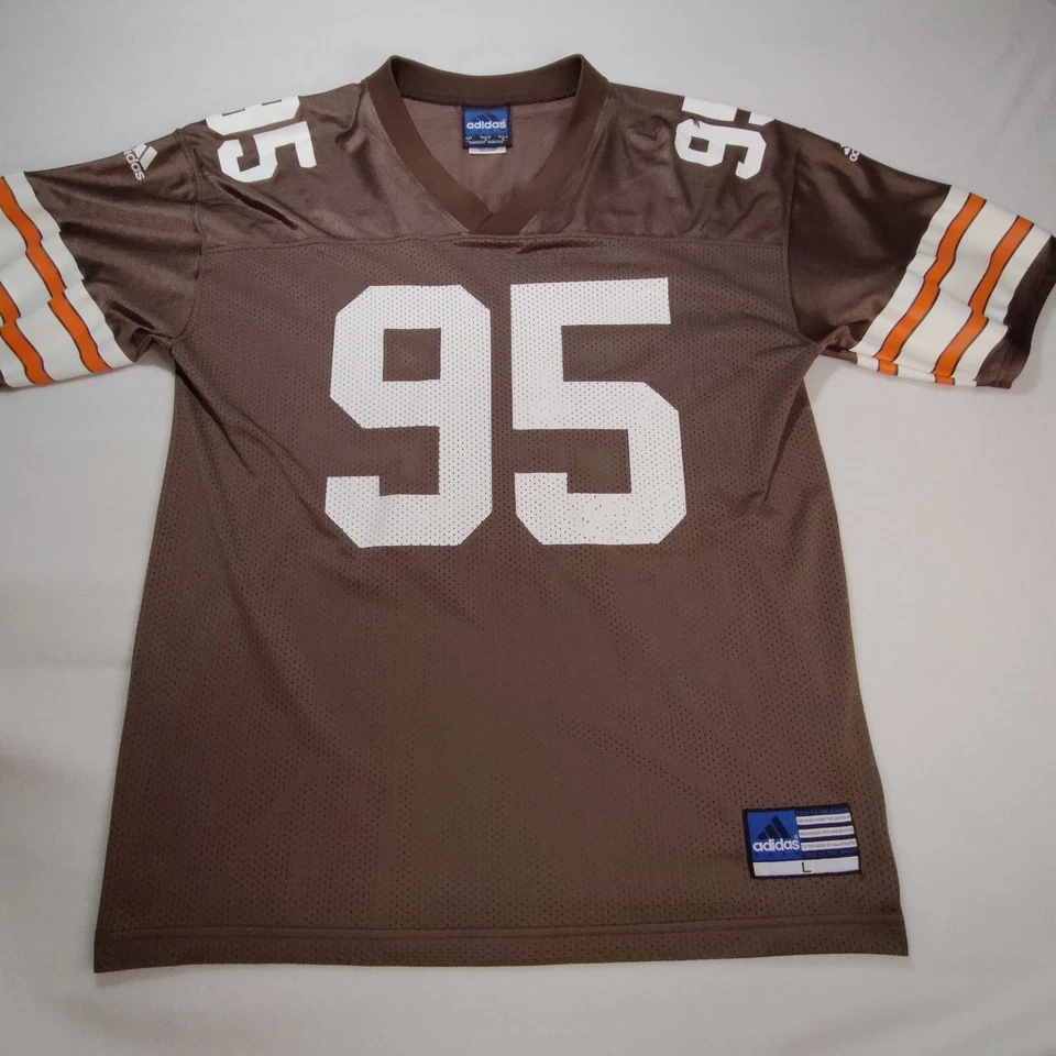Vintage Adidas Cleveland Browns Jamir Miller Football Jersey Size Large Rare - Image 1 of 4