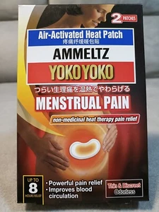 2 PACK AMMELTZ YOKO YOKO FOR MENSTRUAL PAIN , 1 PACK CONTAIN 2 PATCHES - Picture 1 of 2