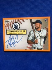 2019 Topps Brooklyn Collection Autograph Orange 04/25 Fernando Tatis Jr. RC Auto