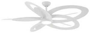 Minka Aire Pinup 60" Ceiling Fan With Remote Control, Flat White - Picture 1 of 1