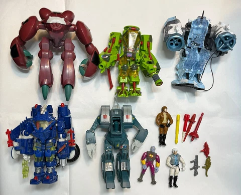 Vintage EXO SQUAD accessory weapons Lot Figures robotech playmates JT MARSH Cover