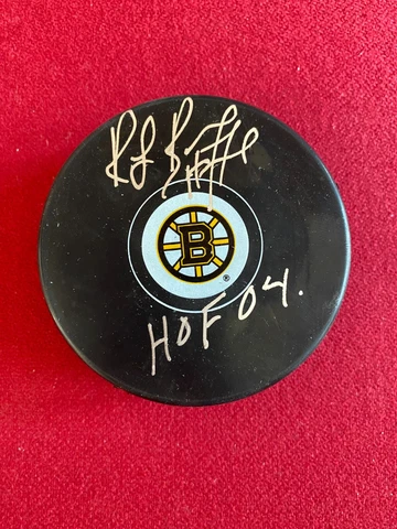 Ray Bourque, "Autographed"(JSA) Bruins Puck (Scarce / Vintage) Cover