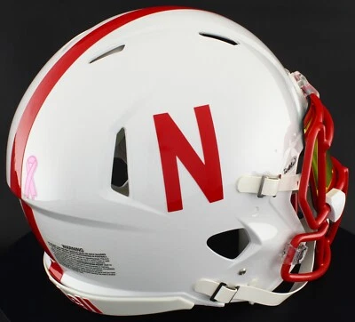 NEBRASKA CORNHUSKERS NCAA Riddell Speed Full Size AUTHENTIC Football Helmet - Image 1 of 4