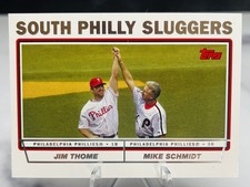 2004 Topps 1st Edition Jim Thome Mike Schmidt #695 Mike Schmidt, Jim Thome