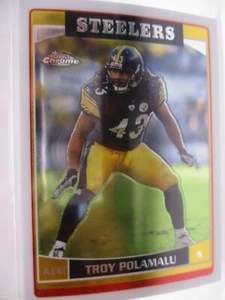 2006 Topps Chrome #3 Troy Polamalu STEELERS - Picture 1 of 2