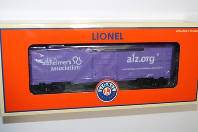 Rare LE Lionel Train Boxcar - Alzheimer's Association - # 59 of 75 Made O Gauge - Image 1 of 4