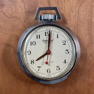 *For Repair* Vtg Ingersoll Sweepster Mechanical Pocket Watch Working w/issues - Image 1 of 4