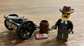 Lego 6790 Western Cowboy Bandits Wheelgun Complete - include instruction, no box