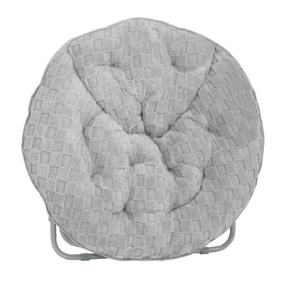 Кресло-блюдце для детей и подростков, серебристое - Изображение 1 из 4