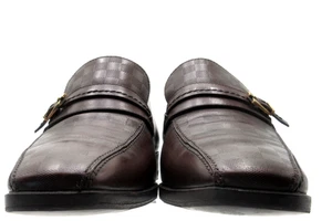 Men's Louis Vuitton Dark Brown Bicycle Toe Monogram Loafers Size 7.5 UK. 8.5 USA - Picture 1 of 10