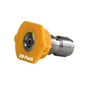 Confezione 20 Ugelli Erie Tools Idropulitrice 1/4" Attacco Rapido 15 Gradi 5,5 - Foto 1 di 4